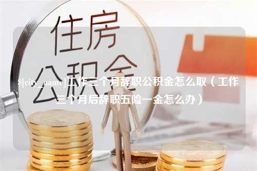 梨树县工作三个月辞职公积金怎么取（工作三个月后辞职五险一金怎么办）