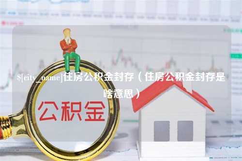 梨树县住房公积金封存（住房公积金封存是啥意思）